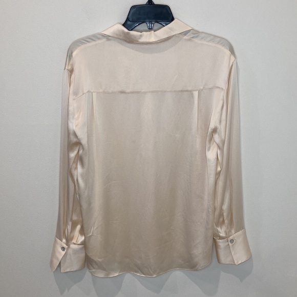 Vince Ivory Silk Blouse - Picture 6 of 8
